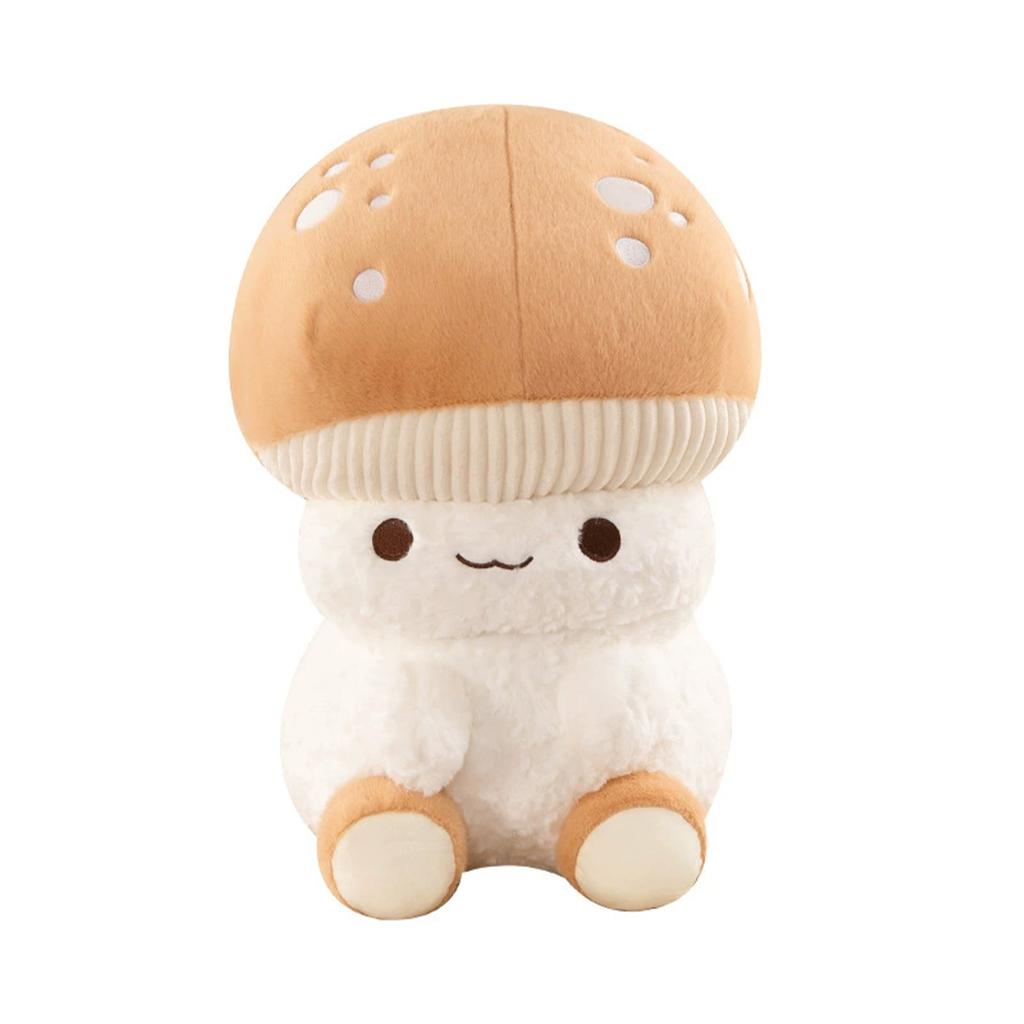 Compact Giant Mushroom Plushie Soft Fabric For Unique Entertainment Venue Compact And Adorable Mushroom Pillows