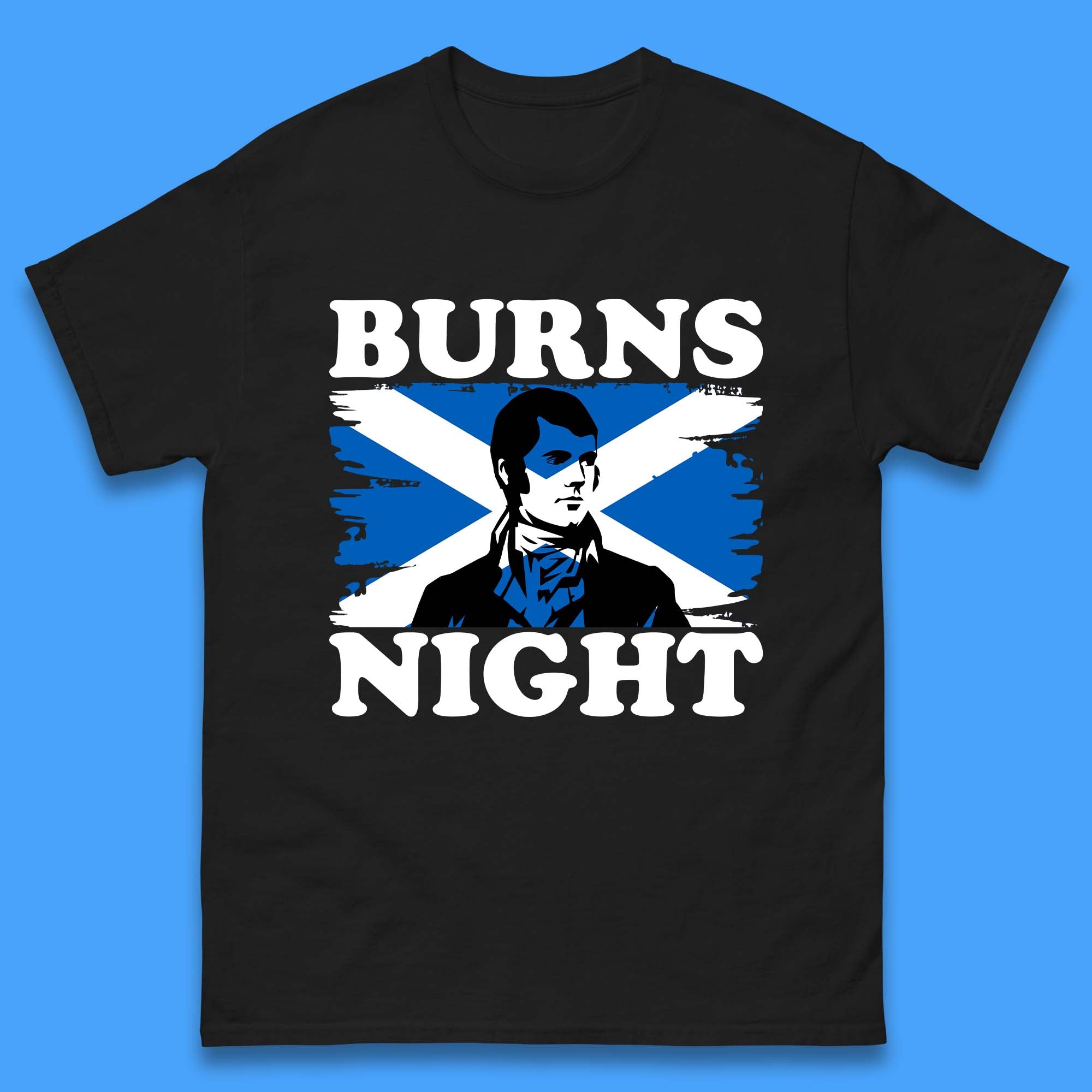 Burns Night Mens T-Shirt Womens Tops Tees 2XL