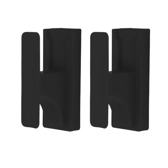 

2 шт. настенный держатель для удочки, прочный, противоскользящий, универсальный, телескопический, для фиксации удочки на льду, стойка-органайзер, подставка для рыболовных принадлежностей 2pcs чёрный