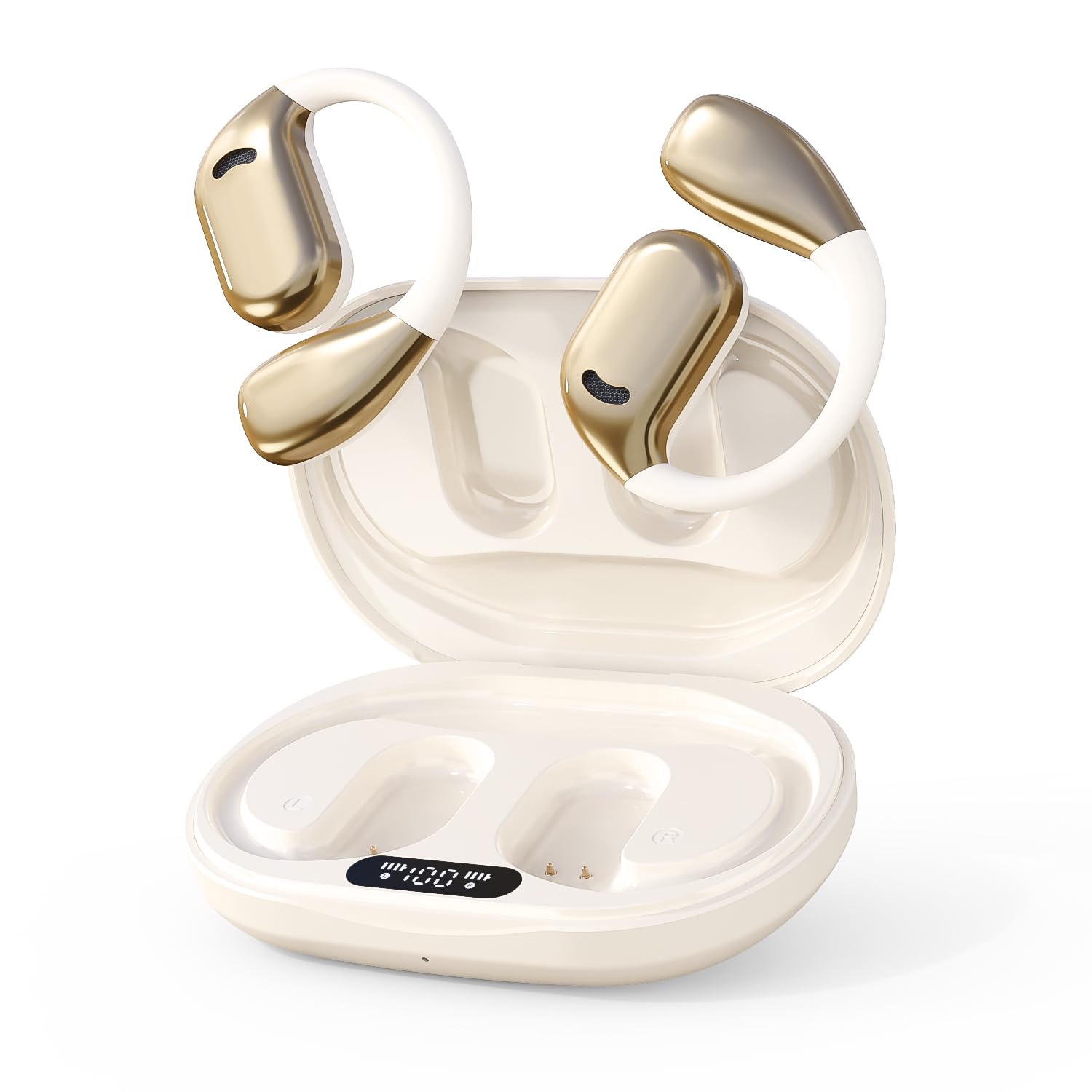 

Беспроводные наушники Bluetooth 5.4, Наушники с открытым ухом, Качество звука Hi-Fi, Стиль над ухом, Инновационная технология направленной передачи звука,