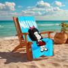 1pc Mafalda1 Beach Towel, Comfortable and Thick, and Swimming/Bath/Picnic/Camping Towel, Suitable for Seaside Beaches