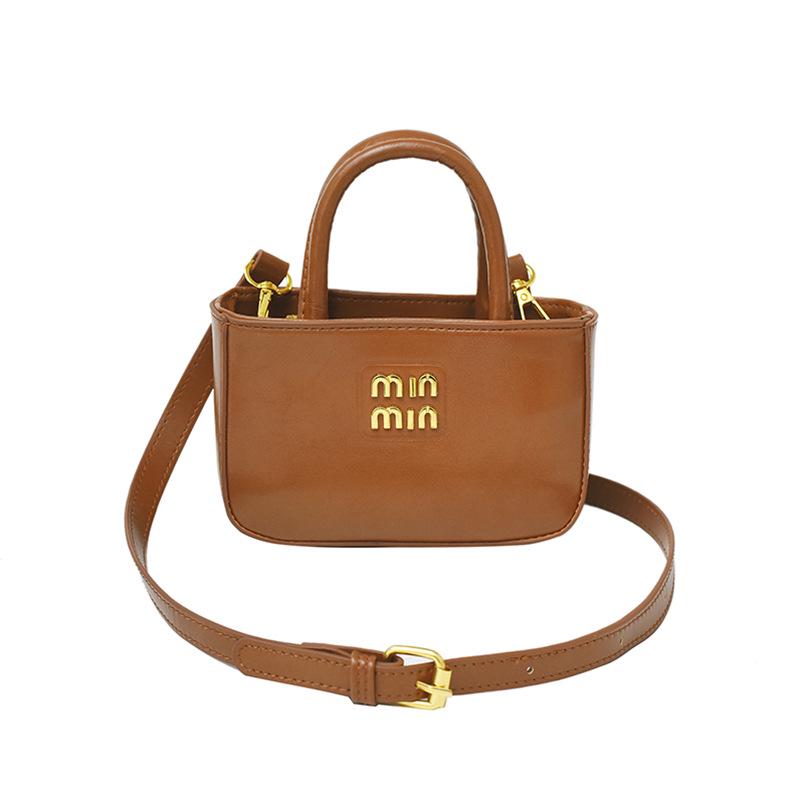 2025 Children's Retro Oil Leather Crossbody & Coin Purse: European & American Fashion for Girls