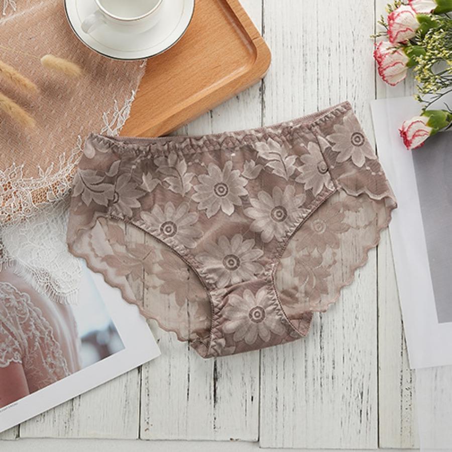 Lace Underpants Seamless Women Lace Panties Sexy Luxury Lifted Hip Buttocks Perky Women's Underwear