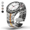Edelstahl-Armband ohne Lücken für Samsung Galaxy Watch 7 4 5 6 classic 47mm 43 42 46mm 45mm Titanfarbenes Armband 40 44mm Band