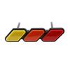 VEMART 2X Tri-Color Front Grille Badge for 4Runner