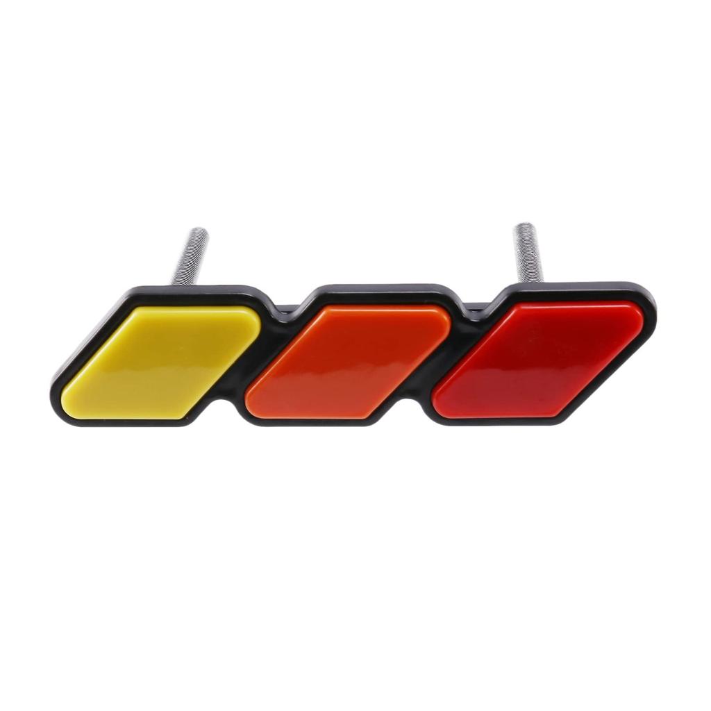 VEMART 2X Tri-Color Front Grille Badge for 4Runner