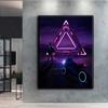 Beliebte 5D Diy Kreuzstich CyberPunk Geometrische Ästhetik Malerei Vollbohrer Kreuzstich Bastelset Wandaufkleber Home Decor