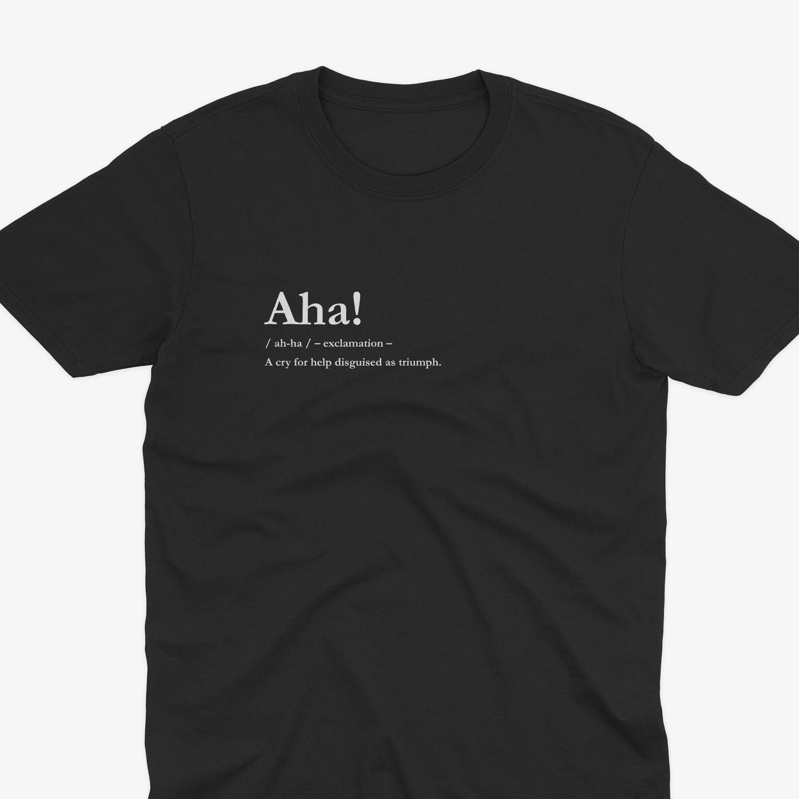 Alan Partridge Quote T-Shirt, Partridge AHA Definition, British Comedy Alan Partridge T-Shirt, Funny Retro TV T-Shirt, Alan Partridge Quote 3XL