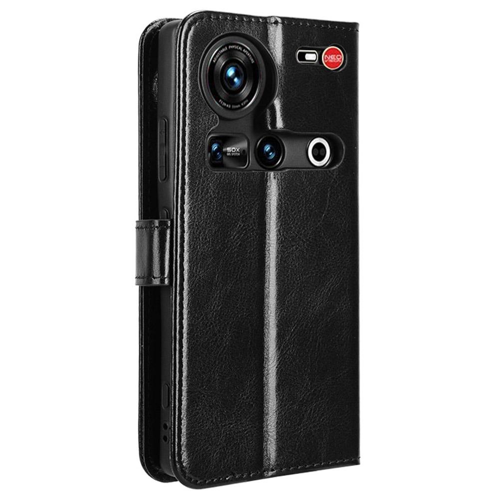For ZTE nubia Z70S Ultra 5G/nubia Z70 Ultra 5G Case Crazy Horse Texture PU Leather Phone Wallet Cover
