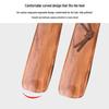 Laser-Engraved Solid Wood Shoehorn: Small Shoe Slide, Hotel-Quality Shoe Puller, Wooden Shoehorn, Shoe Lifter.