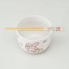 Skater Keramik Bambus Essstäbchen Meine Schüssel, Set, 600ml, 21cm, Sanrio, Melody, Freunde, Mädchen, CHBWH1-A