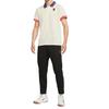 Nike Court Heritage Minimalistyczna Moda Wszechstronny Lekki Oddychający T-shirt Męski Top Jasny-Kość Słoniowa Jasny-Głęboki-Czerwony FQ2102-110