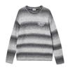 JACK&JONES Men's Gradient Letter Embroidered Round Neck Sweater