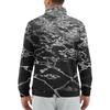 Men's Loose Casual 1/4 Zip Sweatshirt Fashion Printed Long Sleeve Top With Pockets