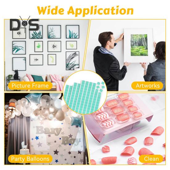 288 stk Sticky Tack Kitt Avtakbar selvklebende plakat Kitt Montering Tacky Kitty for opphenging av bilder Kunstdekorasjoner