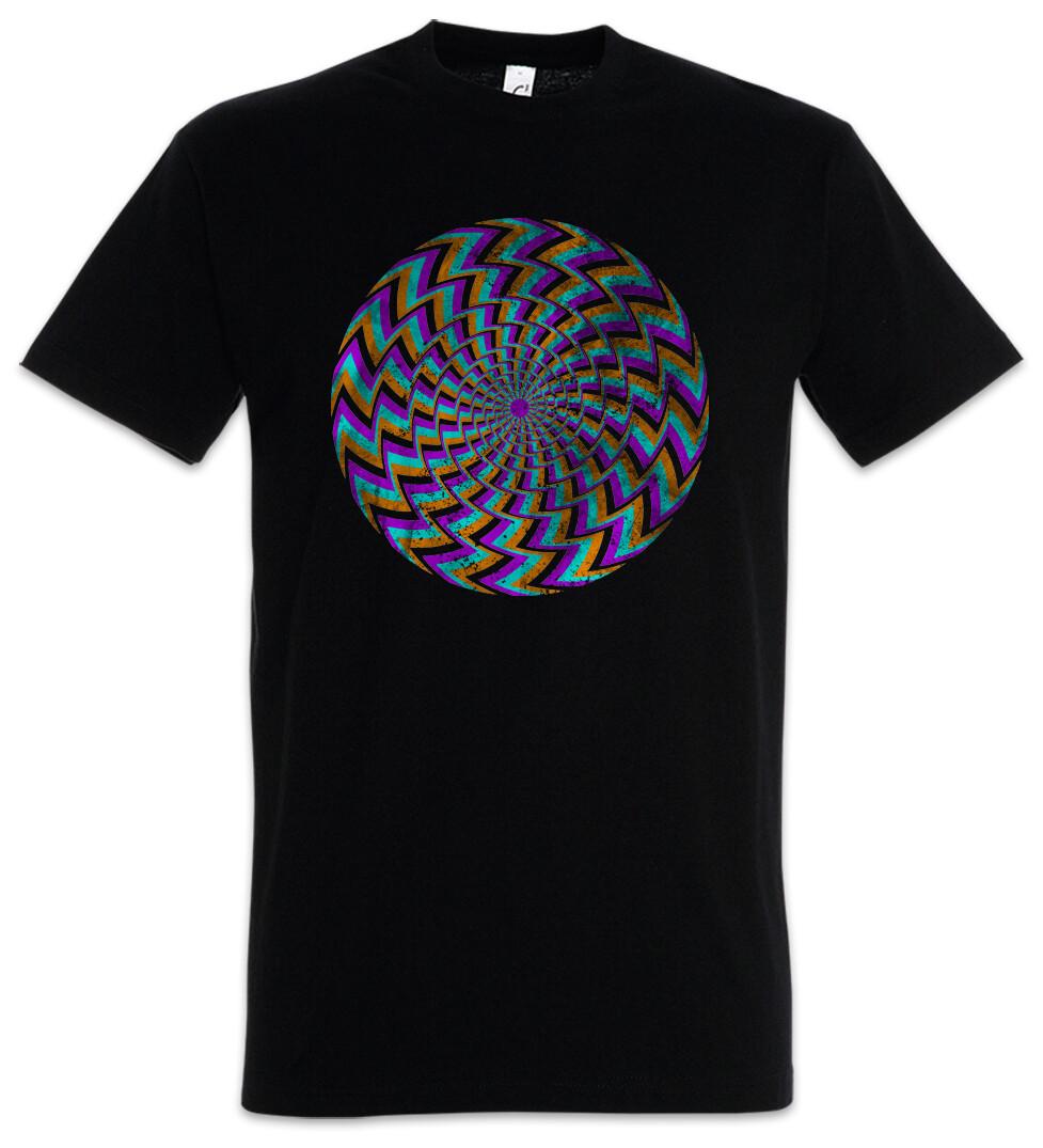 Hypno Spiral II Men s T-Shirt Mens Womens Tees Top Circle Magic Gyro Spiral Hypnosis Hypnotist 3XL