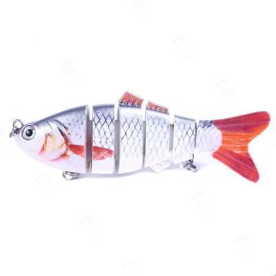 10cm/18g Esca da Pesca 12 Colori Multi-Segmenti Articolata Bionica Esca Artificiale Wobbler Affondanti Pesca