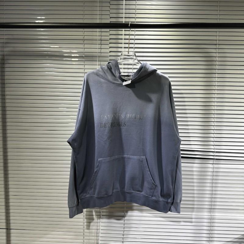 American High Street ERD Style Gradient Wash Hoodie Casual Couple Sweatshirt