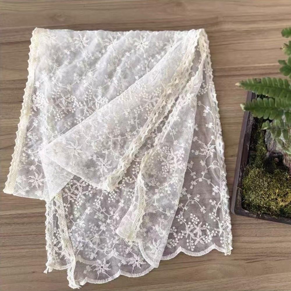 Long Sunscreen Shawl Retro Female Headscarf Versatile Women's Lace Scarf