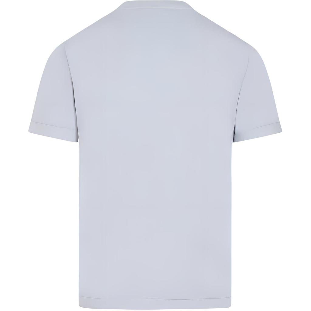 STONE ISLAND Logo Crew Neck Short Sleeve T-Shirt Men Tops Sky-Blue K1S1521000-39S0013-V0041
