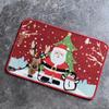 Entrance Door Carpet Christmas Living Room Bedroom Decoration Rug Christmas Gifts Bathroom Kitchen Non Slip Floor Mat