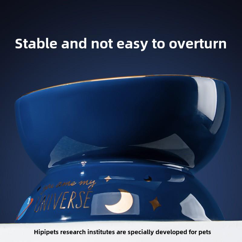 Nowa Miska Ceramiczna dla Kota Seria Gwieździste Niebo Miska dla Kota Miska dla Psa Miska do Karmienia dla Małych i Średnich Psów Miska do Picia Artykuły dla Kota Domowego