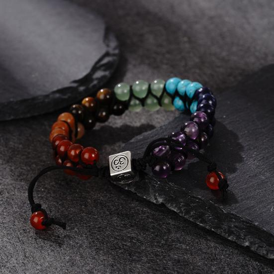 Braided Bracelet Bohemia Style Colorful Handmade Design Adjustable Size Bracelet Symbolic Meaning Wristband