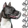 Atmungsaktiver Metallkorb-Maulkorb für Hunde großer Rassen - Pitbull, Amstaff & Staffordshire Terrier