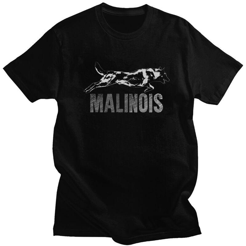 

Custom Trendy Belgian Shepherd Malinois T Shirt Men 100% Cotton T-shirt Casual Mechelaar Dog Tee Tops Streetwear Tshirts - Me... 5XL різнокольоровий
