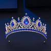 Luxury Bridal Crown Multicolor Wedding Crown Metal Baroque Pageant Crown  Hair Dress Accessories