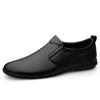 Foreign Trade Men's Shoes One-pedal Casual Shoes Spring and Summer Foot Leather Shoes Men's Cowhide Driving Lazy Shoes Loafers Men's