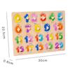 Non-Toxic Montessori Wooden Puzzles Hand Grab Boards Toys Tangram Jigsaw Baby Educational Toys Cartoon Vehicle Animals Fruits 3D Puzzles