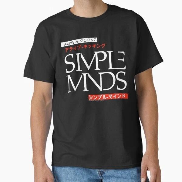 Simple Minds Alive Kicking Japanese Classic Made In Usaaus Tshirt S2xl S