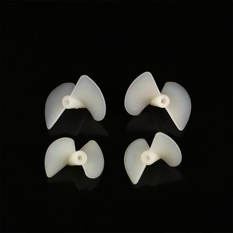 2 Pairs D22Mm/26Mm Cw/Ccw Electric Nylon Prop Screw Diy White Two Leaf Propellers For Rc Boats Models 2Mm Shaft