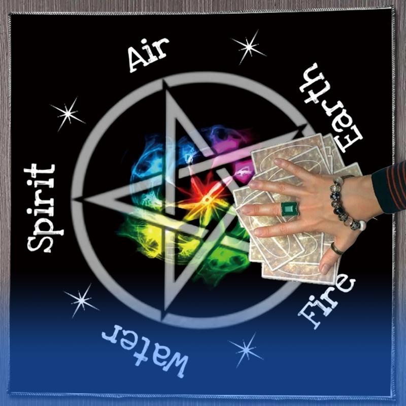 Divinations Tablecloth Star Symbol Astrology Tarots Card Tablecloth Altars Cloth Divinations Board Game Accessory