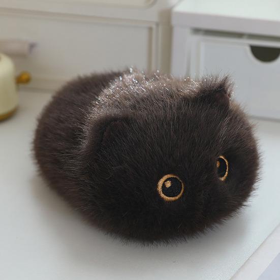 Holiday Decoration Cat Doll Cute Stuffed Animal Toy, 7.8" Realistic Kitten Plushies, Soft Decorative Prop for Party Companion Plush Doll, Birthday