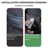 For Jeep Car Seat Back Protection Anti-Kick Pad Rear Seat Storage Bag Grand Cherokee Patriot Renegade Compass Wrangler AMZ1 