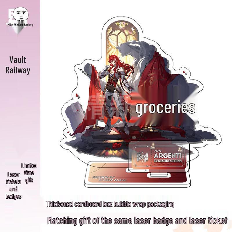 miHoYo Star Rail Firefly Dan Heng Luna Figurine Set: Acheron, Aventurine, Kafka, Silver Wolf, Jingliu, Xueyi Standees