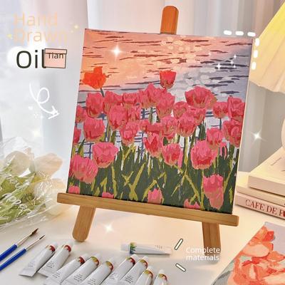Tulip Digital DIY Acrylic Oil Painting Kit for Bedroom Décor