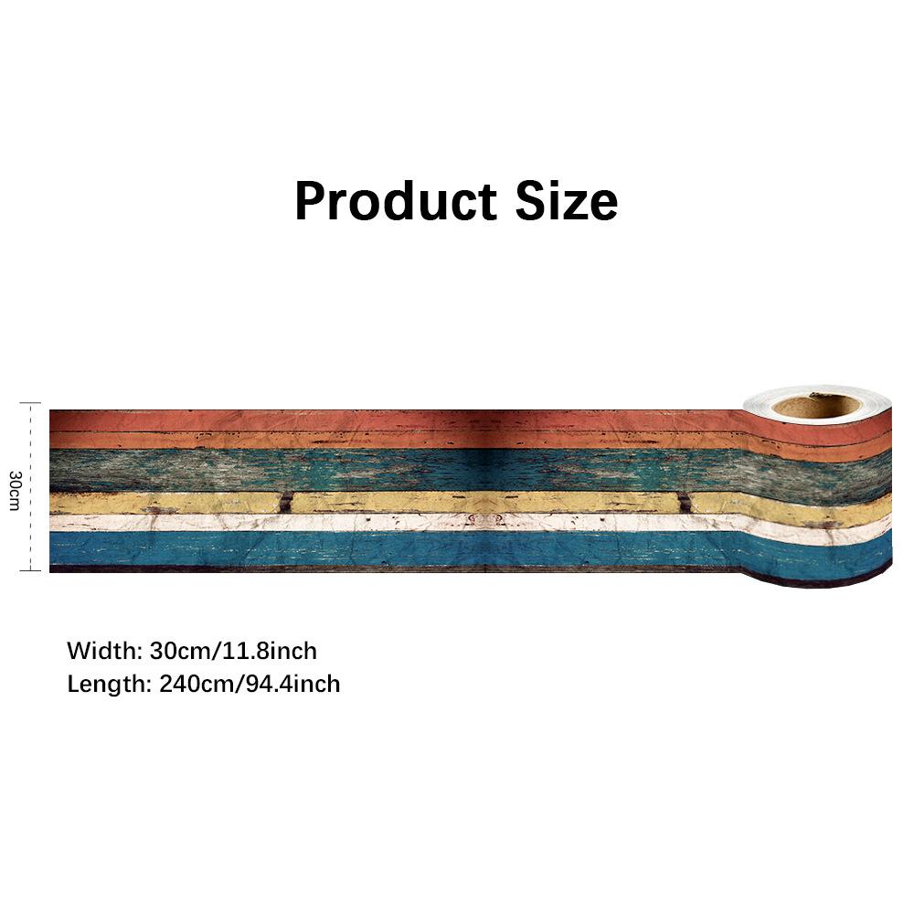 

Ретро матовые утолщенные обои под дерево для гостиной, спальни, ремонт и ремонт, съемные самоклеящиеся напольные наклейки 30*240CM*1pcs