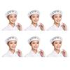 6Pcs Small Meshes Chefs Work Hat Breathable Professional Kitchen Cook Hat For Kitchen And Food Service