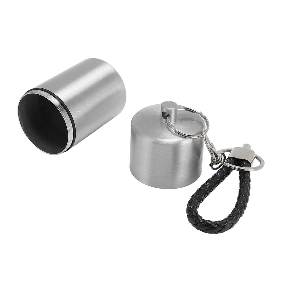 Metal Storage Bottle Water Proof Multifunctional Aluminum Storage Container for Outdoor Camping Tarvel