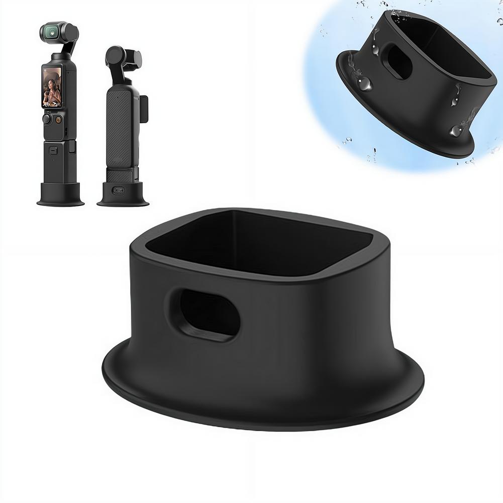 For DJI OSMO Pocket 4 Silicone Base Anti Slip Fixed Camera Expansion Bracket Base Photography Accessories