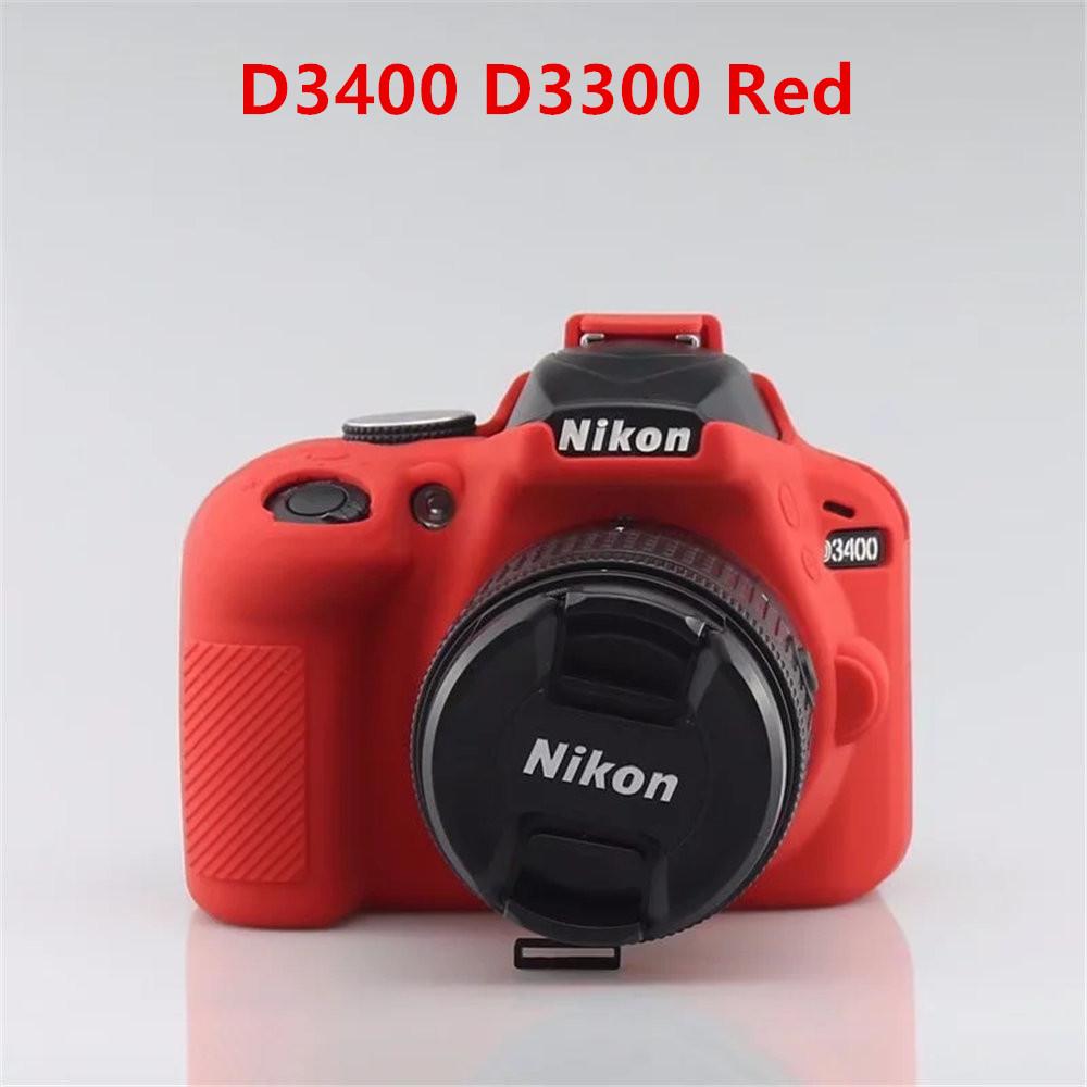 Soft Silicone Armor Camera Bag Case For Nikon D750 D780 D810 D850 D3200 D3300 D3400 D3500 D5100 D5200 DSLR Cover Body Skin