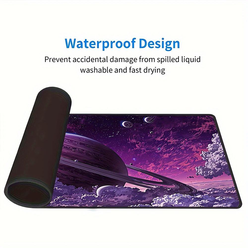 Large Multi-Size Non-Slip Rubber Base Cosmic, Nebula, Planetary Mouse Pad, Stitched Edges Keyboard Desk Mat for School, Office, Home, Gift f