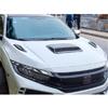 3X Car Hood Scoop Side Vent Bonnet Air Flow Intake Decor Cover Kit Glossy Black