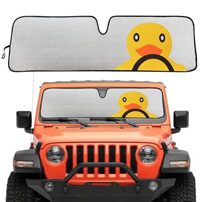 Windshield Sunshade Shade Heat Shield Sunshade for Jeep Sunshade for Jeep Wrangler Windshield Cover Sunshade Compatible with Jeep Wrangler TJ JK JL