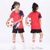Children's Football Jersey Sets, Boys' and Girls' Quick-dry Short-sleeve Training Elementary School Soccer Match Team Uniforms