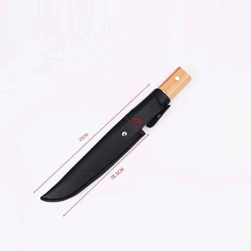 

Knife Sheath Pouches Pu Leather Holsters Belt Pocket Straight Knife Holder Carry Durable Kitchen Chef Cooking Knife Storage Bag