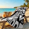 Asciugamano da Spiaggia Personalizzato con Testo Mbappé Microfibra Super Morbida Tessuto Asciugatura Rapida Ideale per Viaggi Esterni Piscina Surf Campeggio Escursionismo Palestra Regalo Vacanza